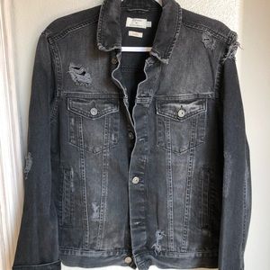 Topman black denim jacket